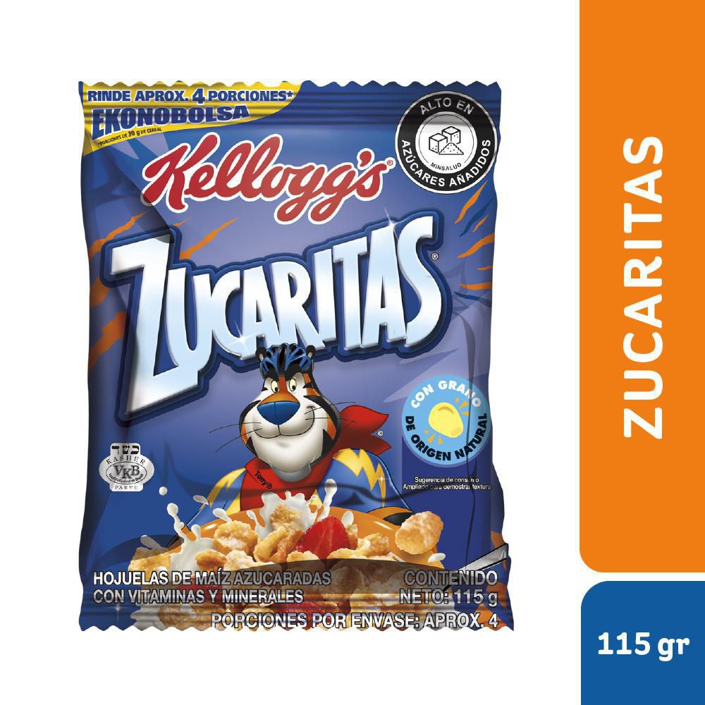 Cereal ZUCARITAS hojuelas de maíz azucaradas (115  gr) img #1
