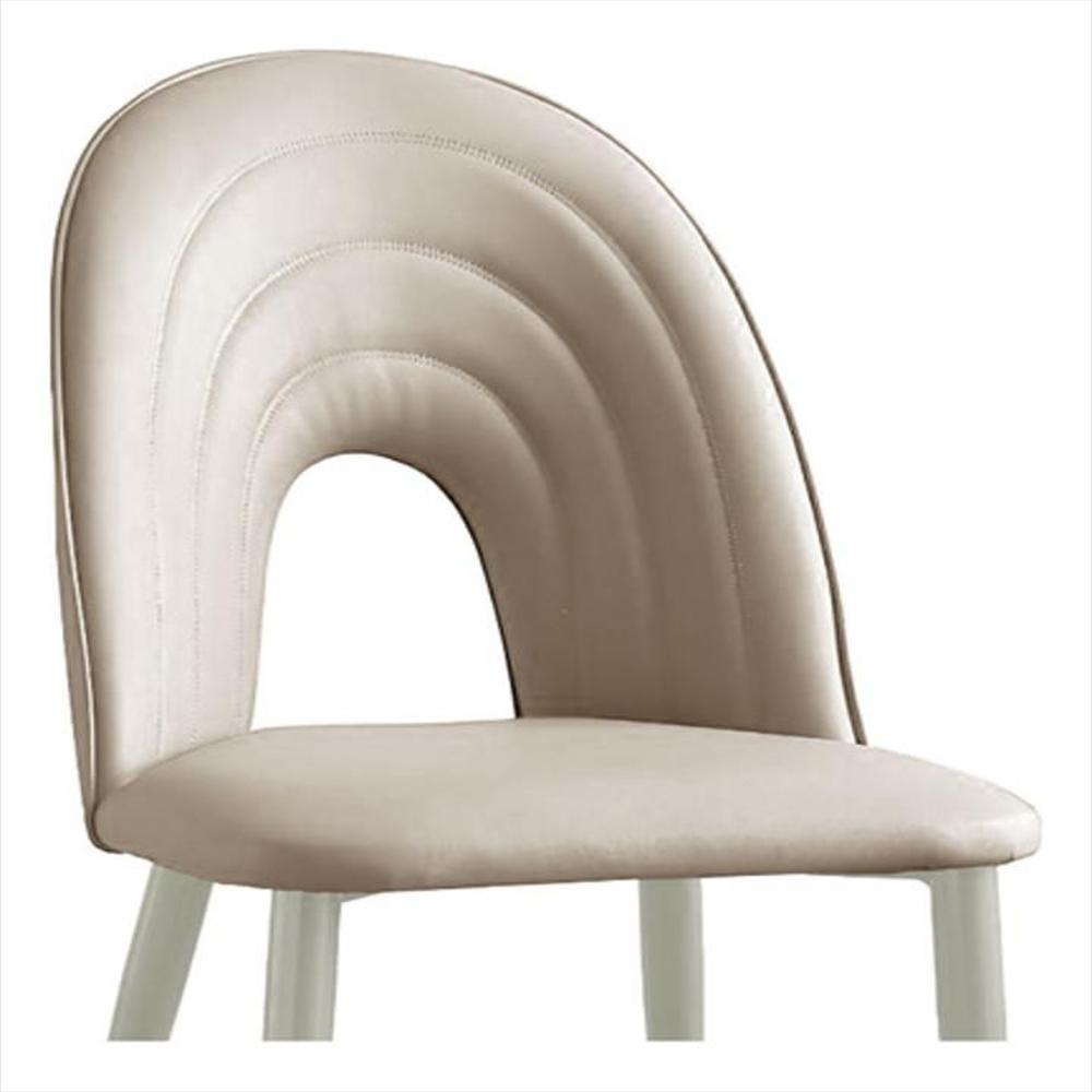 Silla Decorativa Mueble Sala Comedor Dormitorio Refaurora Beige Aurora img #4