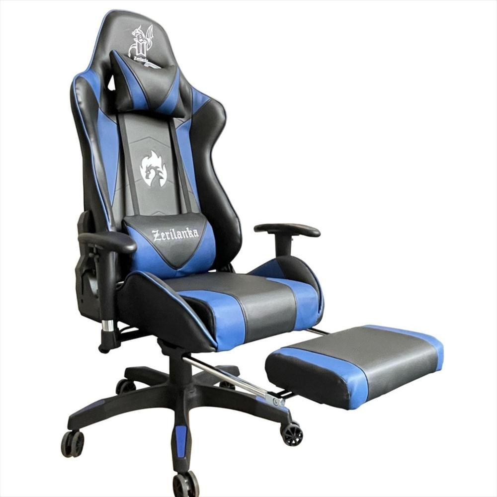 Silla Gamer Ergonómica Reclinable Con Reposapiés img #3