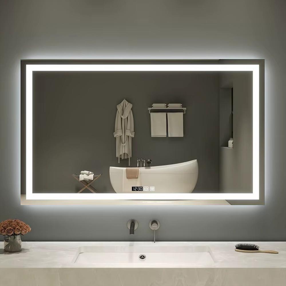 Espejo Led 100X70 Cm Con Luz Regulable En 3 Tonos Y Botón Táctil img #4