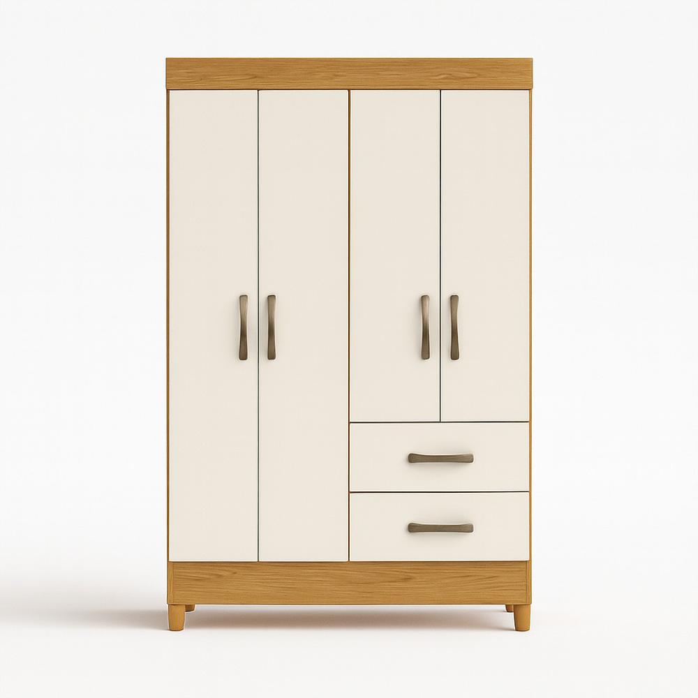 Closet 4 Puertas 2 Cajones 181X98 Cm Moderno img #1