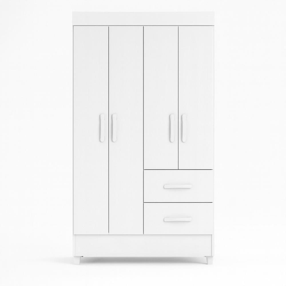 Closet 4 Puertas 2 Cajones Moderno Para Dormitorio img #1