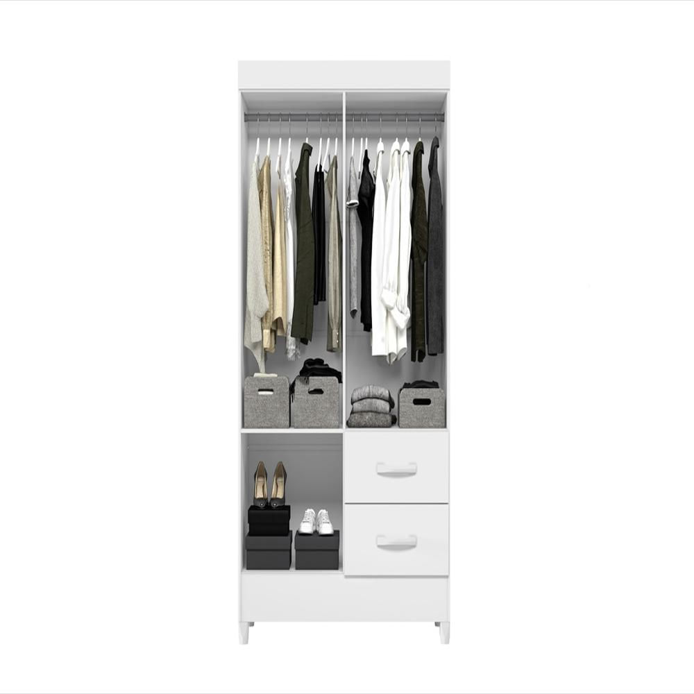 Closet 4 Puertas 2 Cajones Moderno Para Dormitorio img #5
