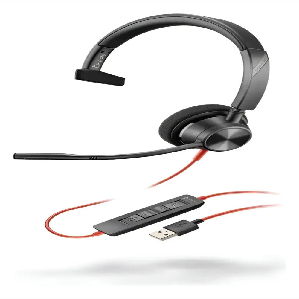 Diadema Plantronics C3310 Usb Monoaural Control De Volumen Negro img #1
