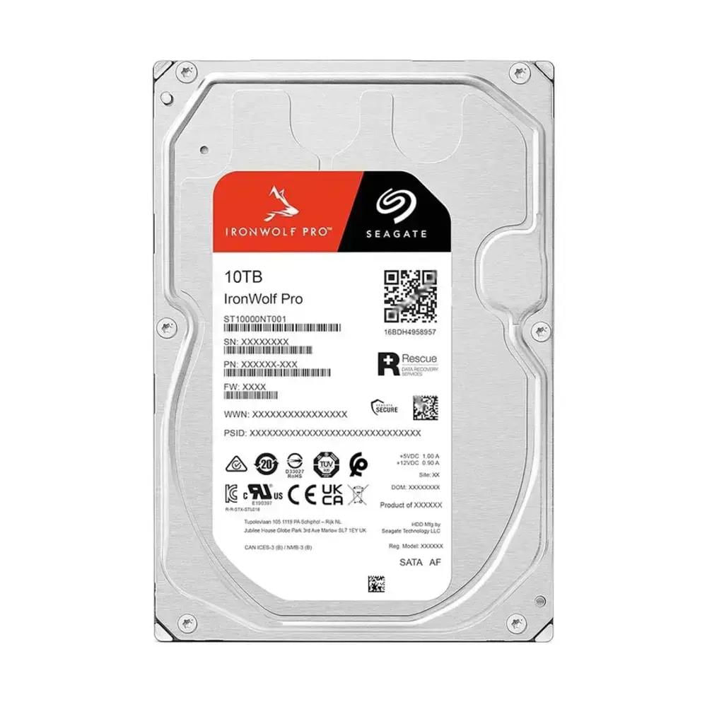 Disco Duro Seagate 10Tb Iron Wolf Para Nas 6Gb/S 7200Rpm Plateado img #1
