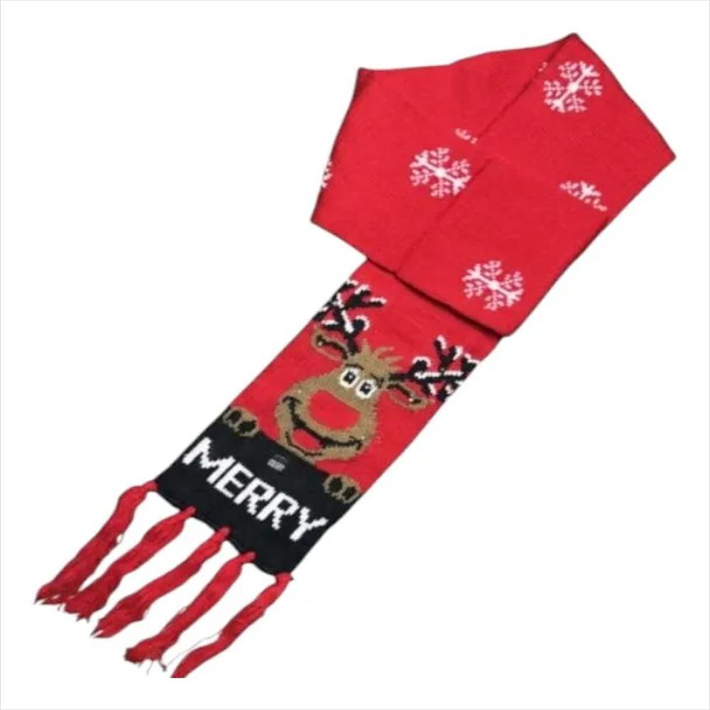 Bufanda Diseños Navideños Accesorio Navideño Con Luces img #1