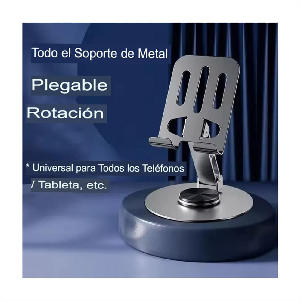 Soporte Base Para Celular Tablet Escritorio Ajustable Negro img #4