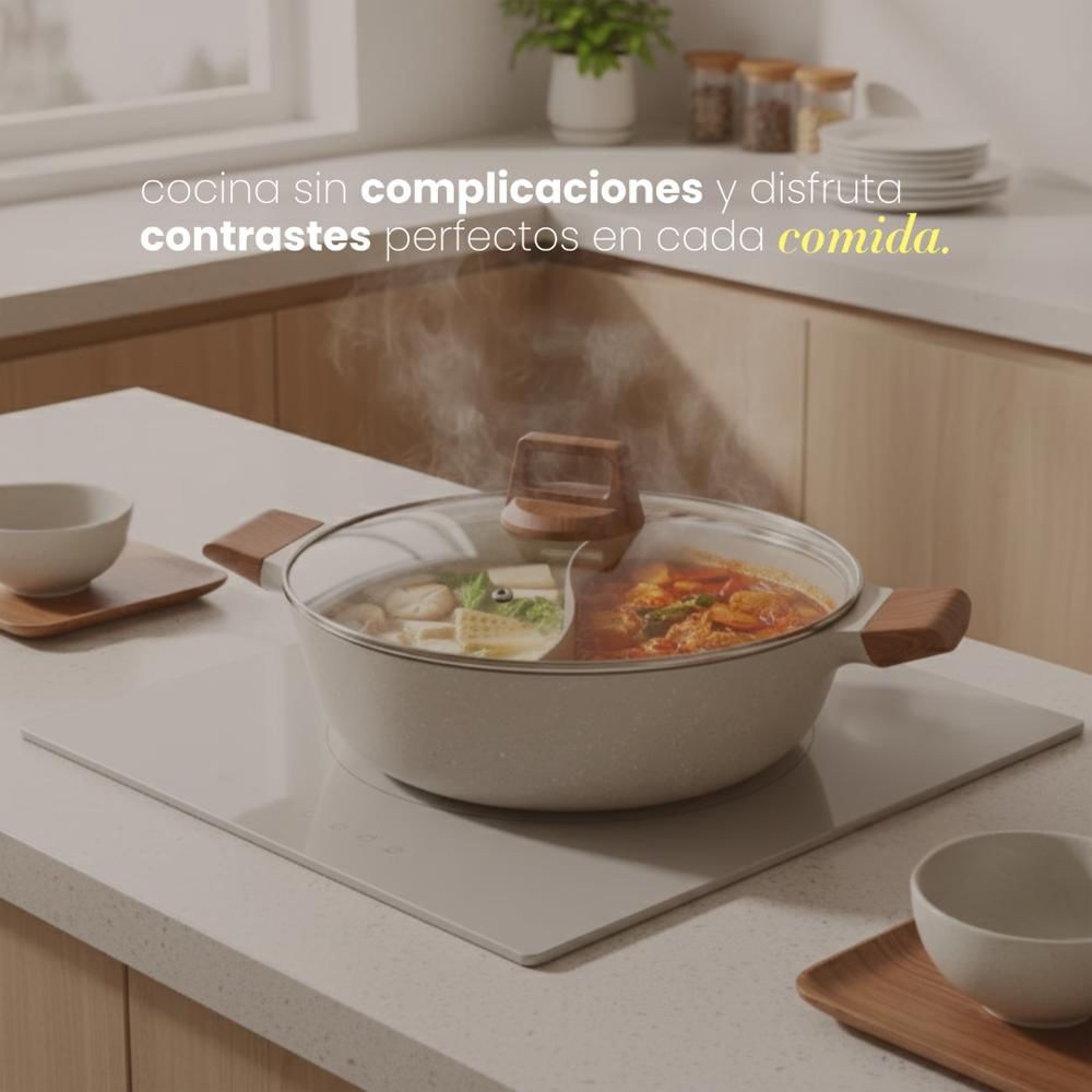 Olla Antiadherente De Doble Preparación Kaji Cocina img #2