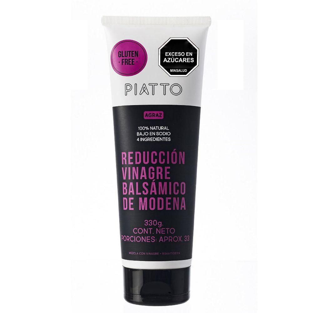 Vinagre balsámico PIATTO reducción agraz 100% natural (330  gr)
