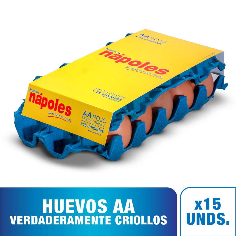 Huevos AA NAPOLES rojo (15  und) img #1