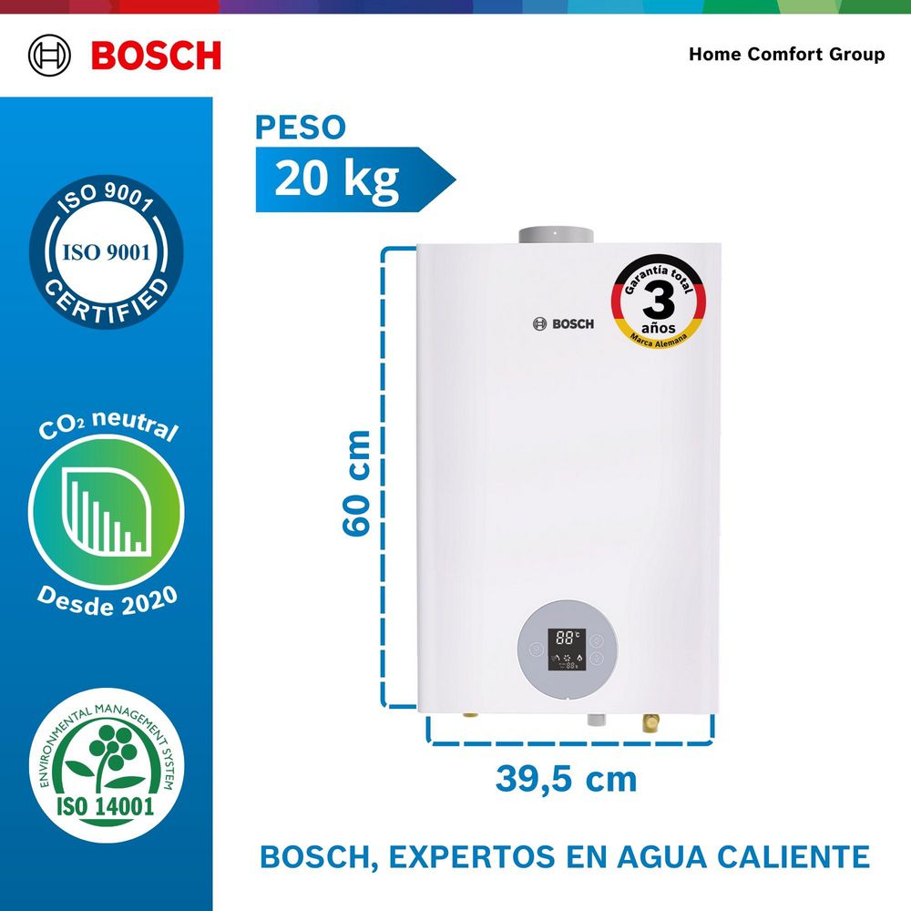 Calentador 26 L Tf Glp Titán 5700 F BOSCH 8736.110.050000 img #6