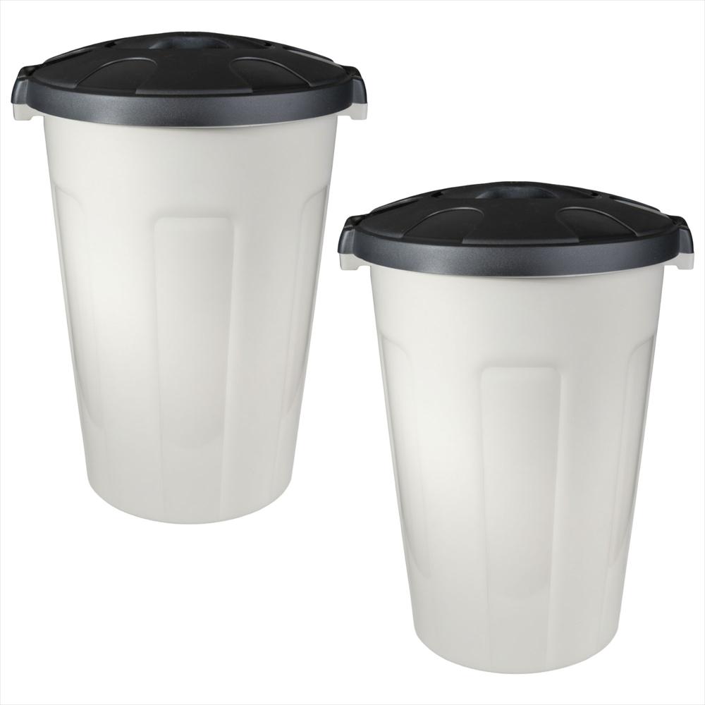 Set X2 Caneca Hermética 50 Litros Tapa Click Resistente img #1