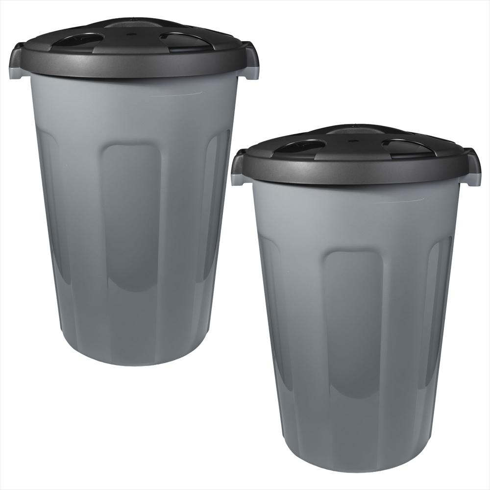 Set X2 Caneca Hermética 50 Litros Tapa Click Resistente img #1