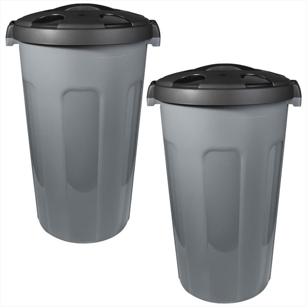 Set X2 Caneca Hermética 70 Litros Tapa Click Resistente img #1