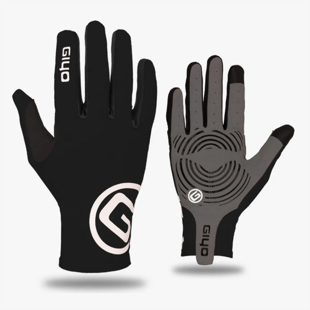 Guantes Cilismo Dedo Largo Color Negro Talla L Giyo