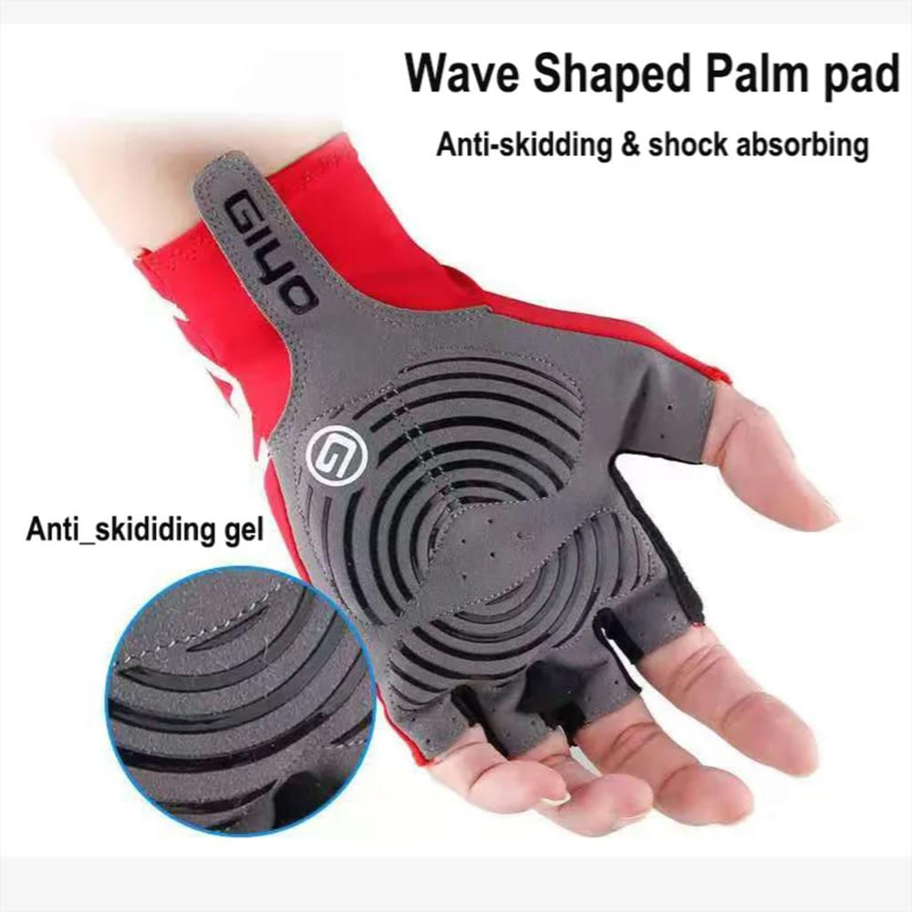 Guantes Ciclismo Dedo Corto Color Negro Talla S Giyo img #3