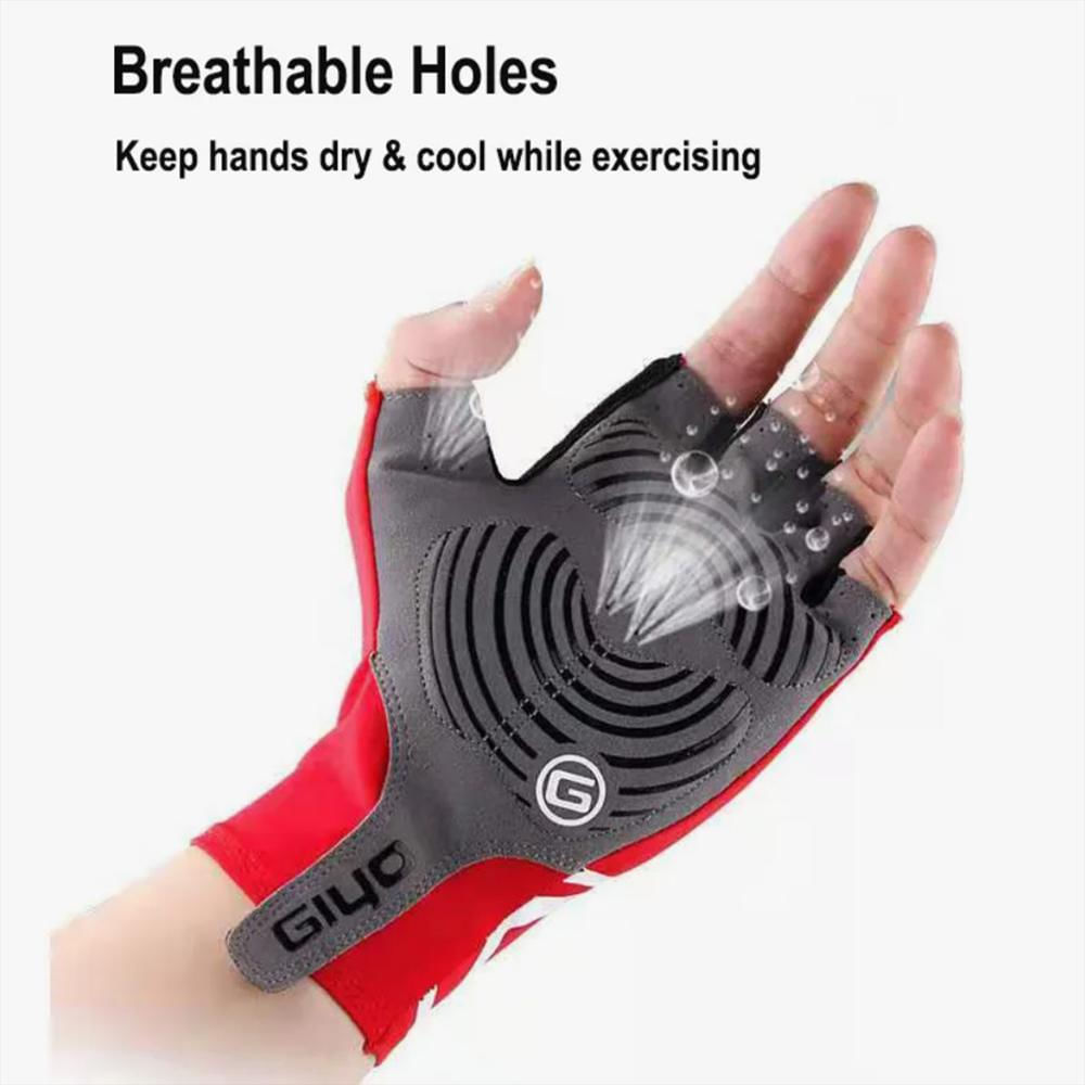 Guantes Ciclismo Dedo Corto Color Negro Talla S Giyo img #4