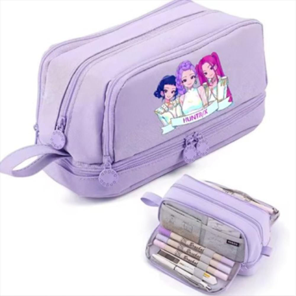 Estuche, Cartuchera Para Lápices Kpop Demon Hunters Lila img #1