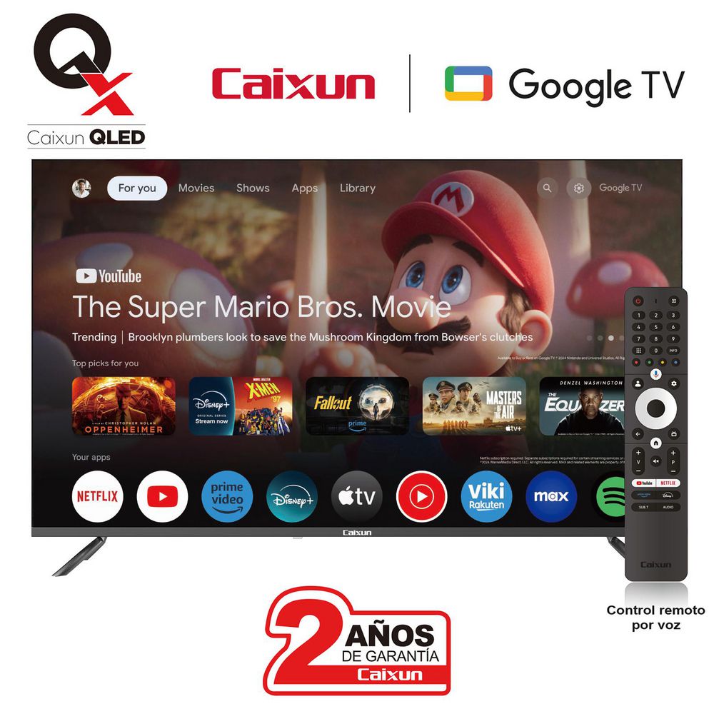Televisor CAIXUN 50 pulgadas QLED Uhd4K Smart TV C50VAUGQ Televisor CAIXUN 50 pulgadas QLED Uhd4K Smart TV C50VAUGQ