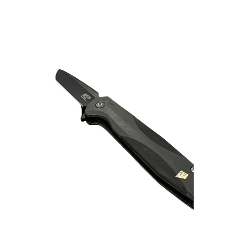 Navaja Profesional Retractil Smith & Wesson M&P Color Negro img #4