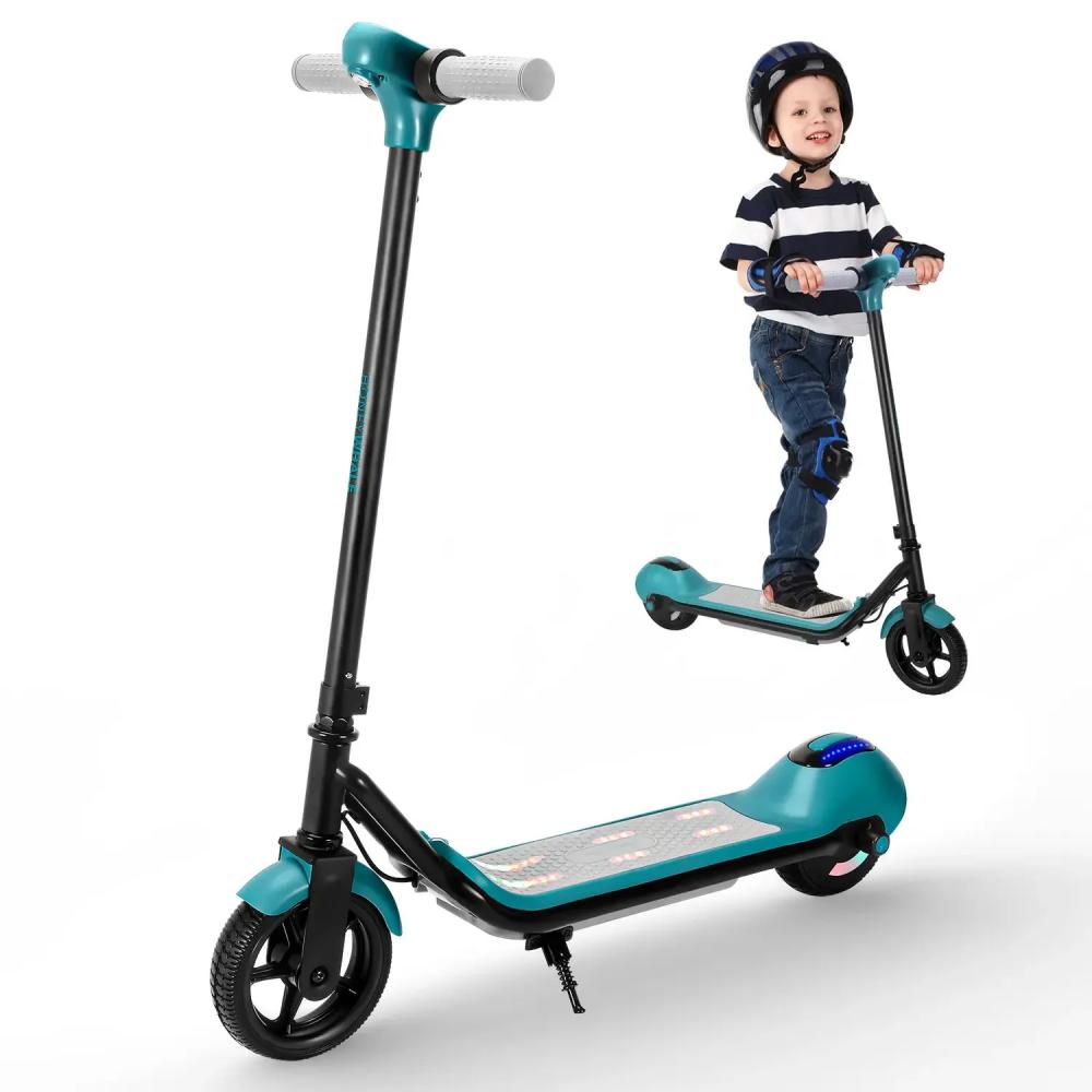 Patineta Scooter Electrica Niños 6 12 Años Luz Bluetooth E7 Verde Patineta Scooter Electrica Niños 6 12 Años Luz Bluetooth E7 Verde