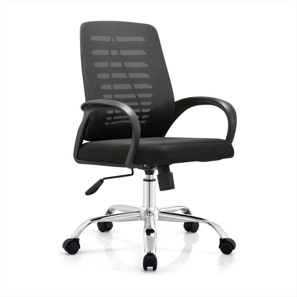 Silla Giratoria De Oficina Loto Negra Bonno img #2