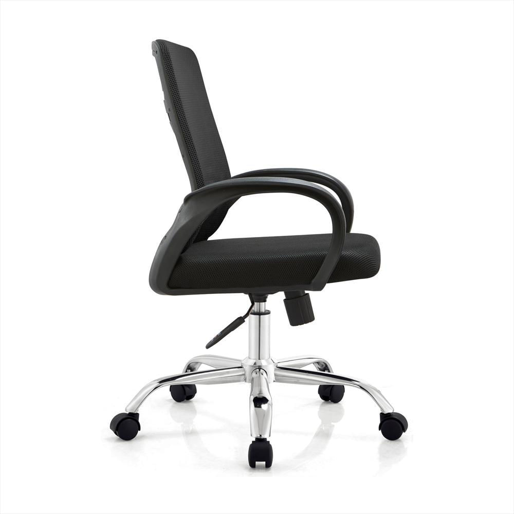 Silla Giratoria De Oficina Loto Negra Bonno img #3