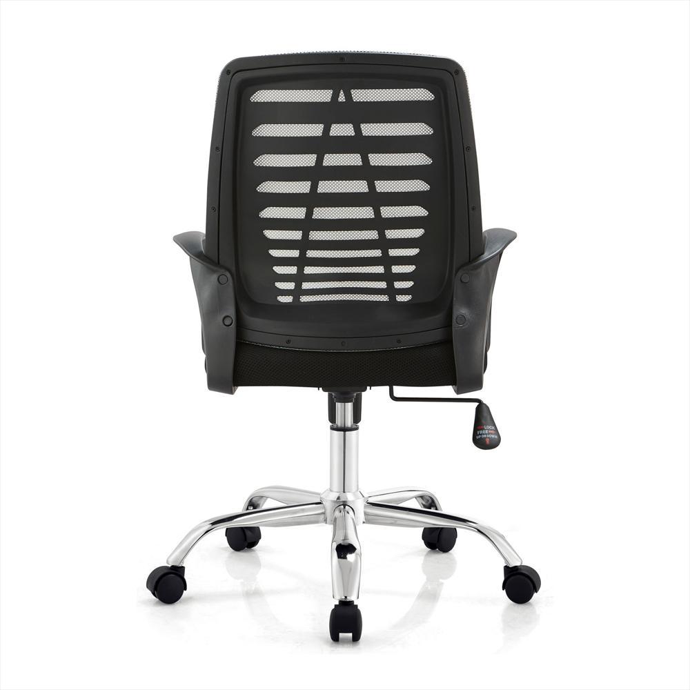 Silla Giratoria De Oficina Loto Negra Bonno img #5