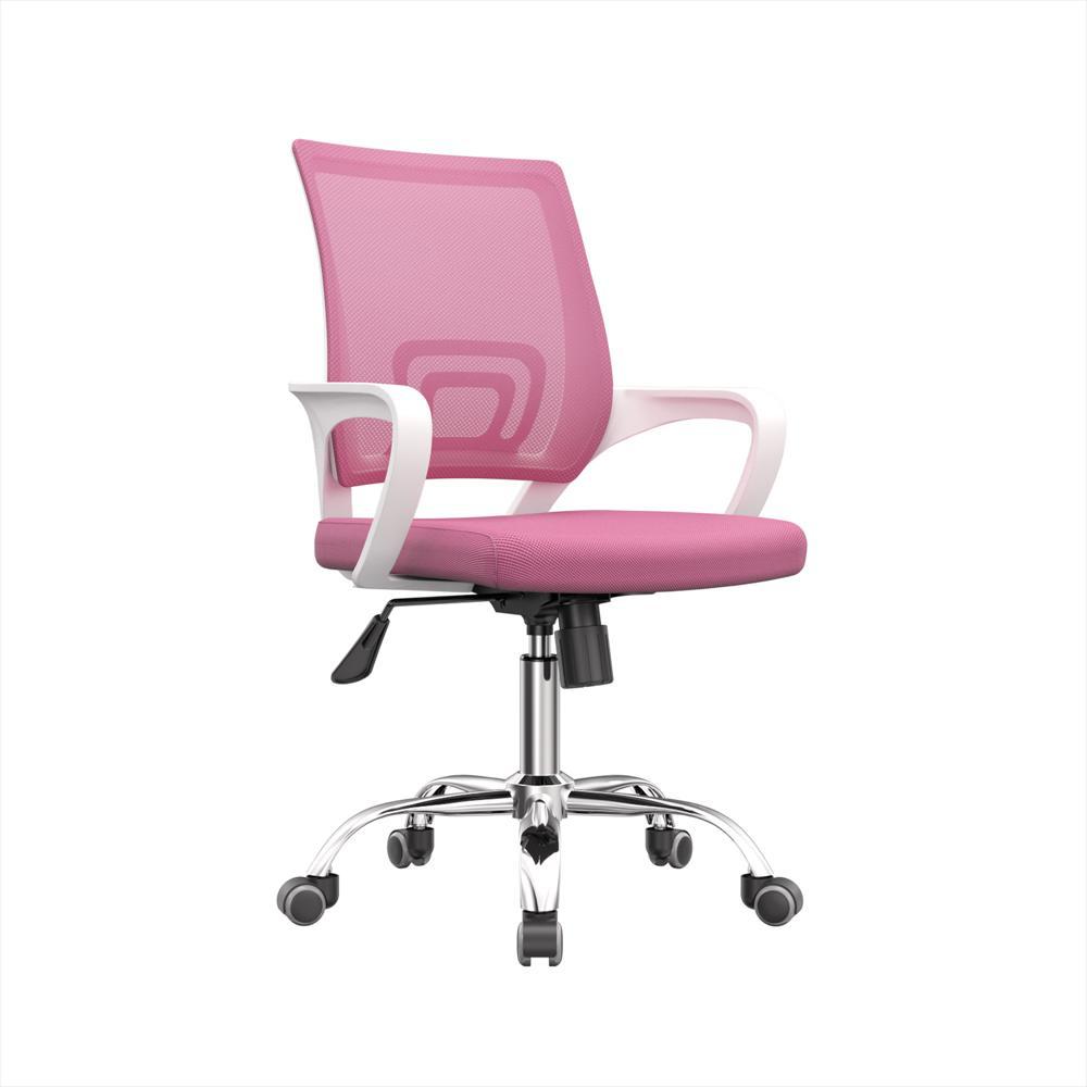Silla Giratoria De Oficina Atlantis Rosada/Blanco Bonno img #1