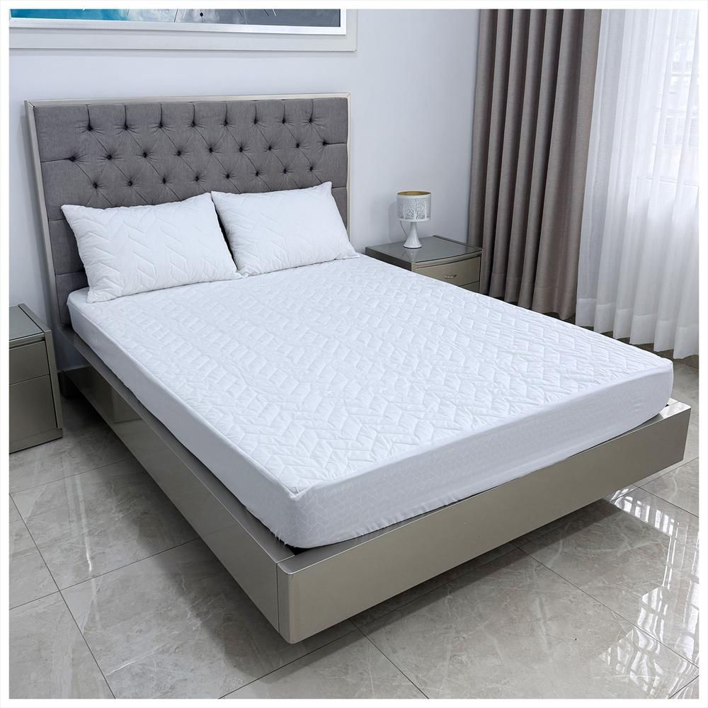Protector Colchón 180 Hilos Algodón Hogareto Cama King img #2