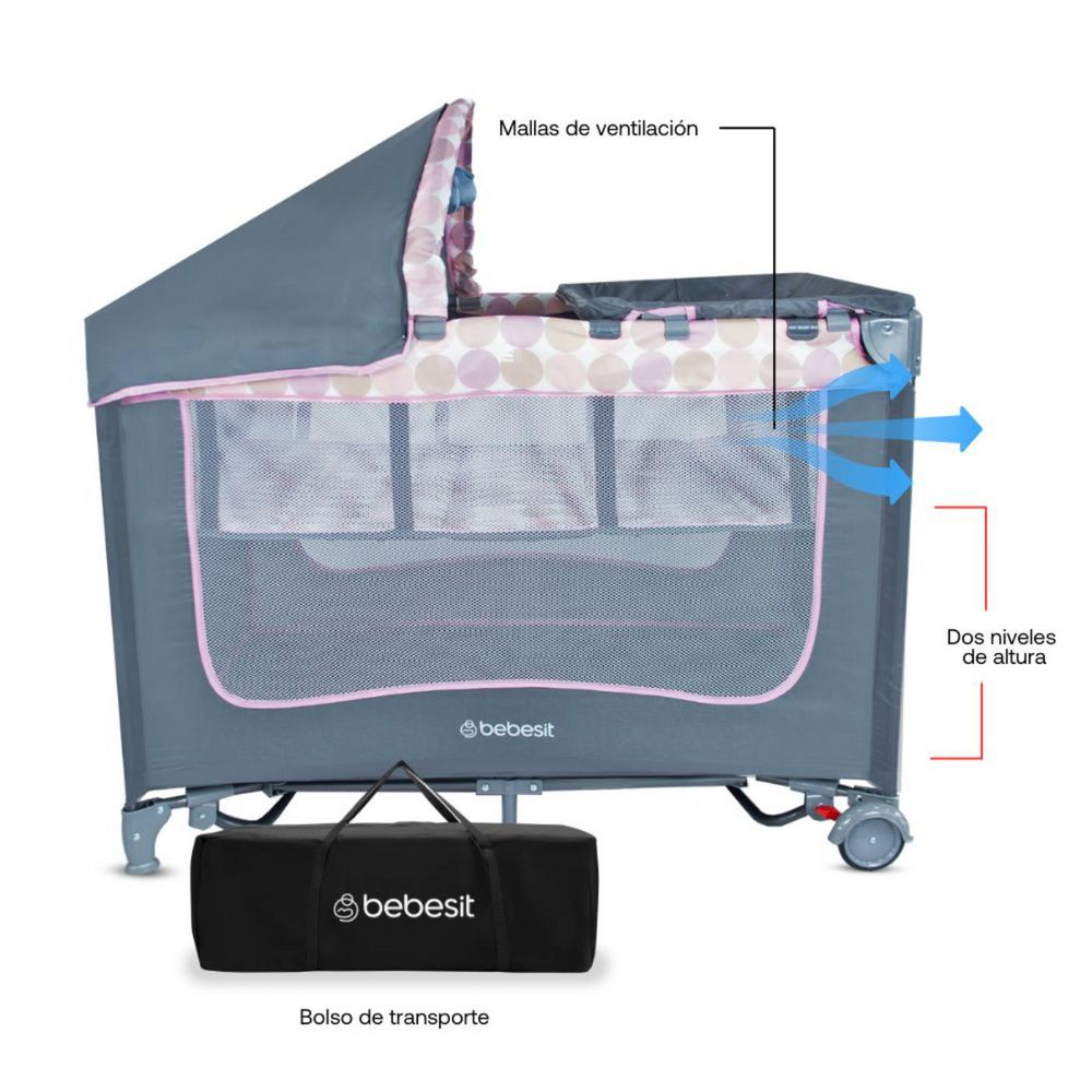 Cuna corral para bebé Magic BEBESIT img #2