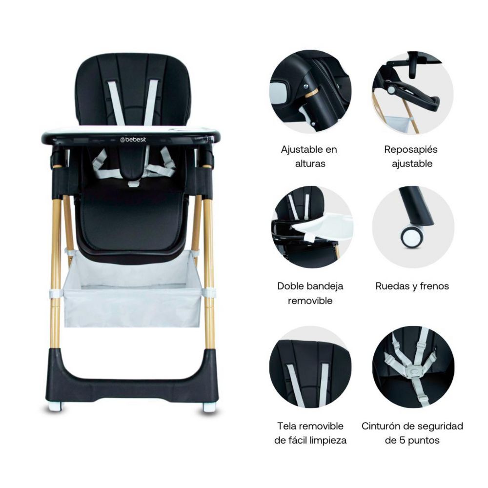 Silla comedor para bebé Plegable Prime BEBESIT img #2