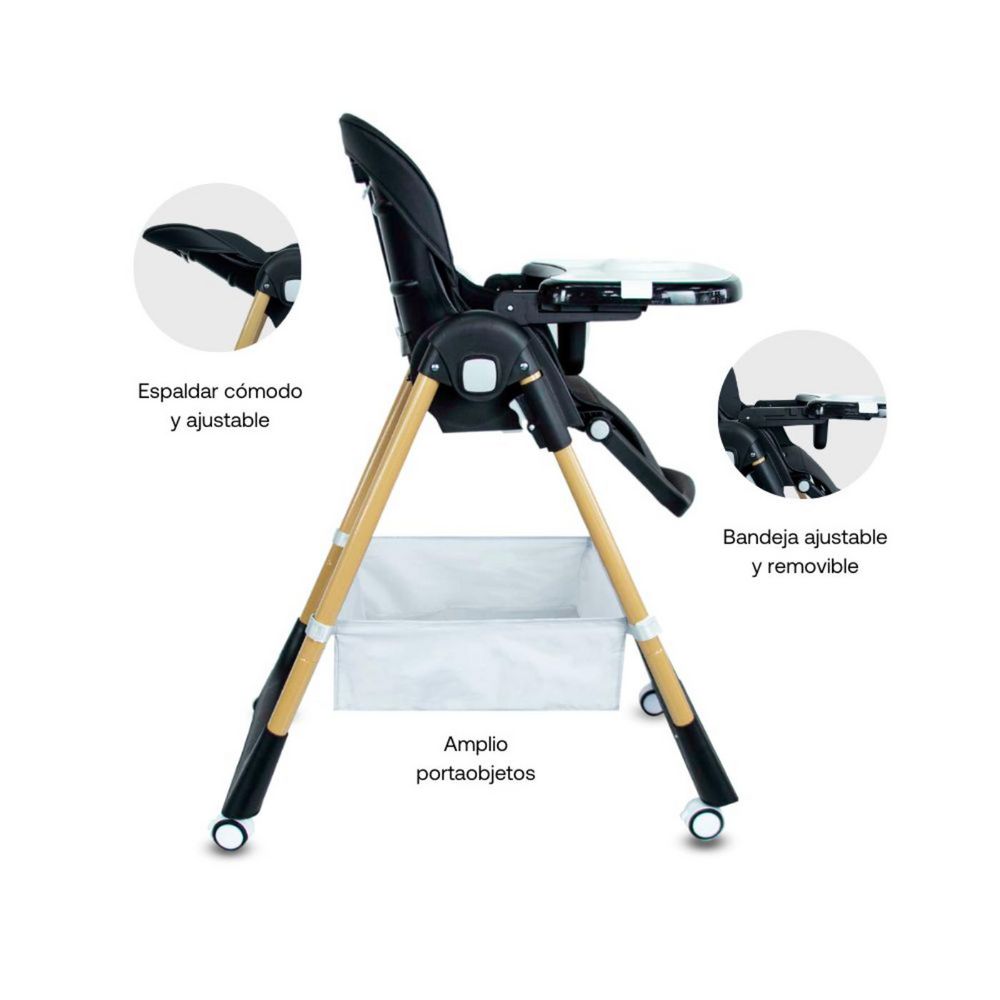 Silla comedor para bebé Plegable Prime BEBESIT img #3