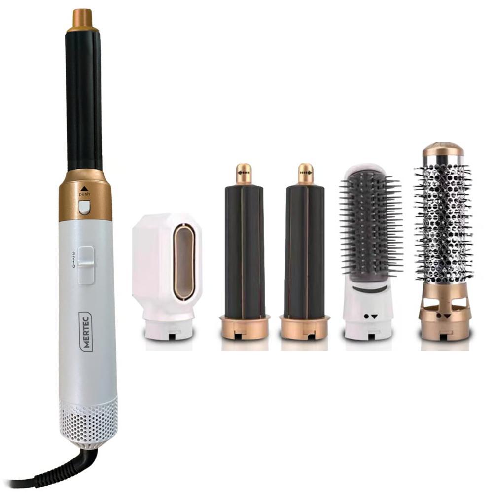 Cepillo Secador Multifuncional 5 En 1 Mt 019W Blanco