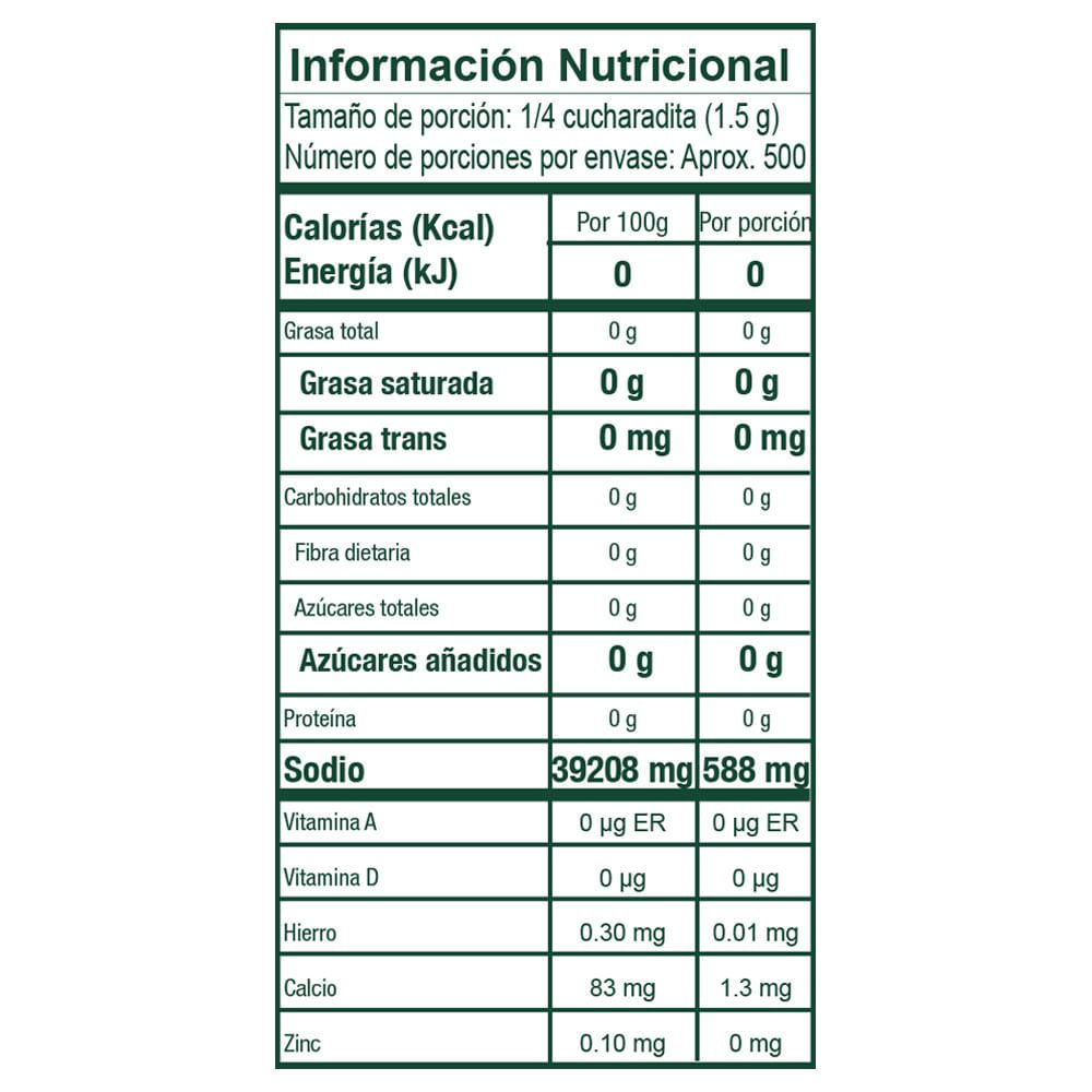 Sal REFISAL salero alta pureza (750  gr) img #3