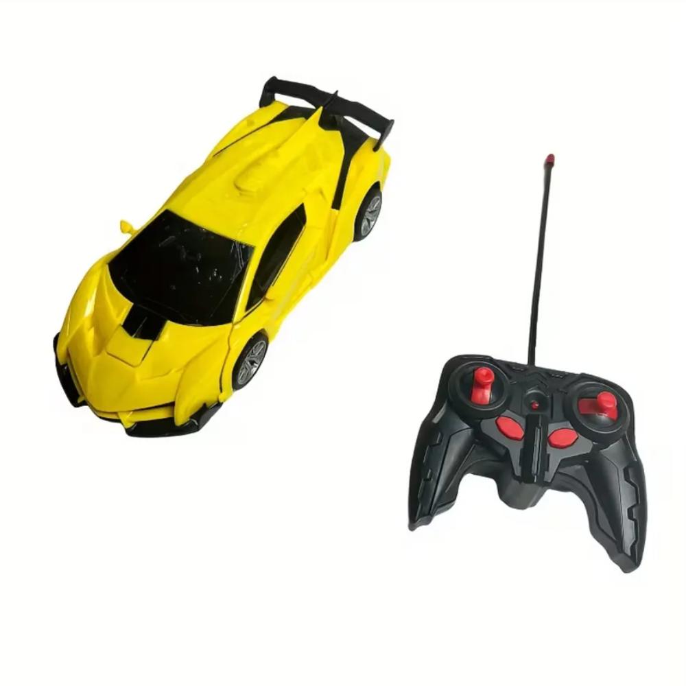 Carro A Control Remoto Transformable Amarillo img #1