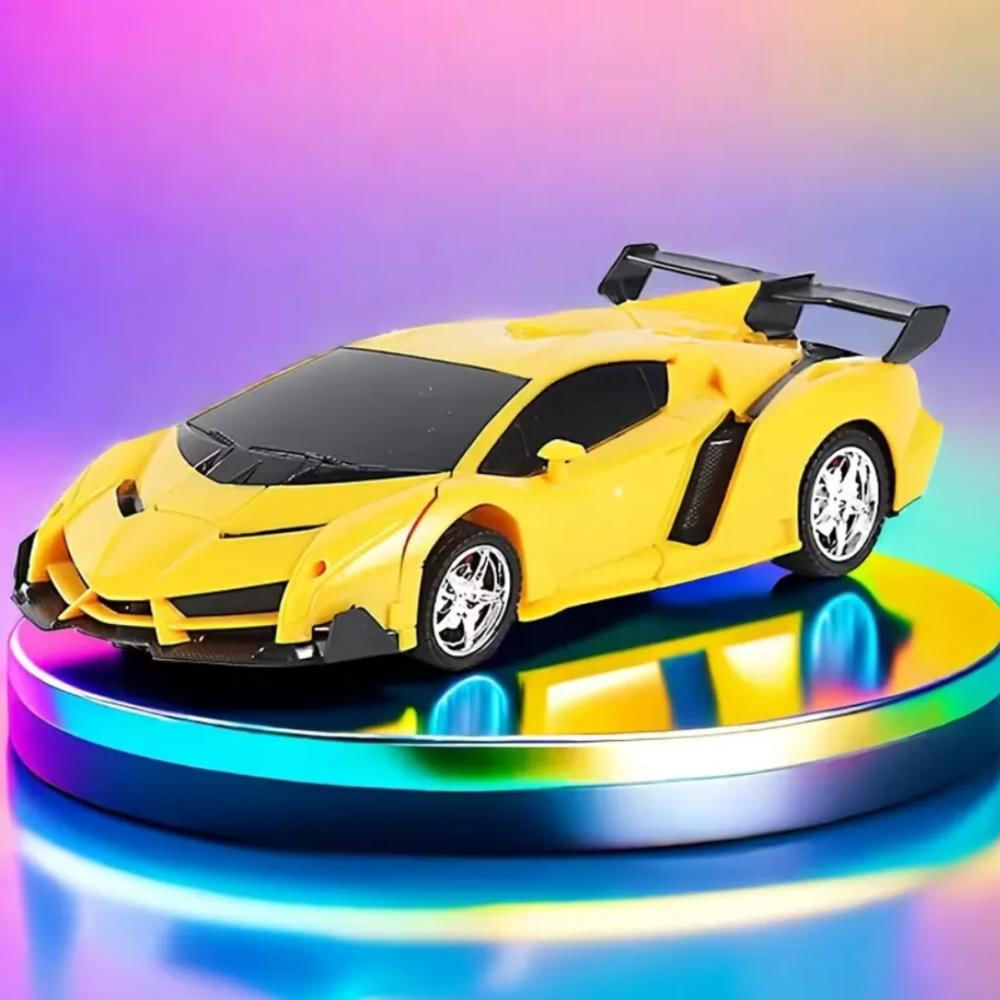 Carro A Control Remoto Transformable Amarillo img #2