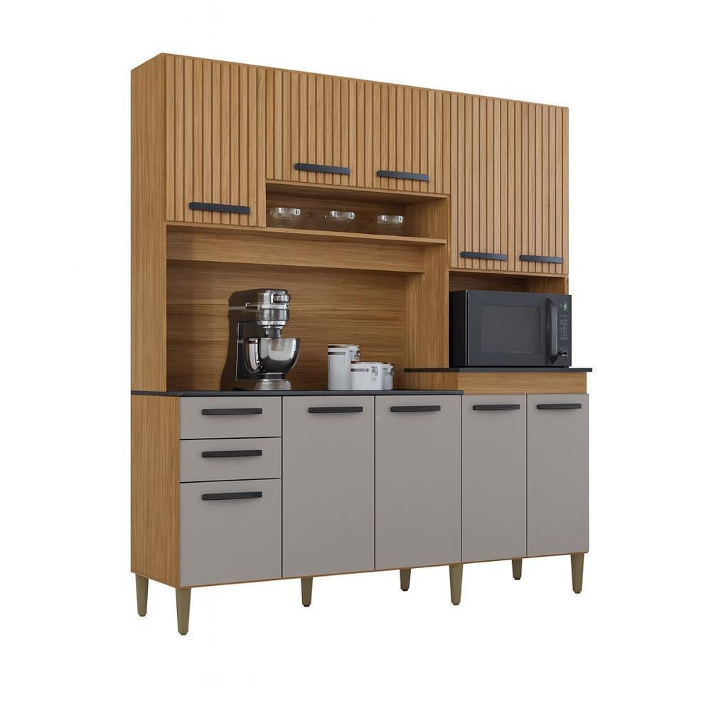Alacena De Cocina Moderna 180 Cm Color Madera img #5
