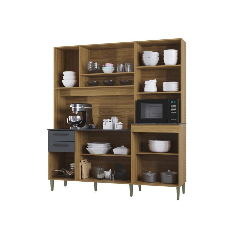 Alacena De Cocina Moderna 180 Cm Color Madera img #4