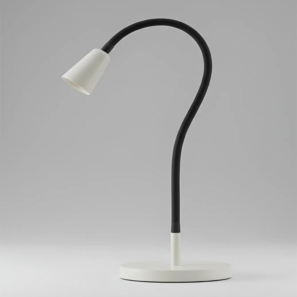 Lámpara De Mesa / Escritorio Flik Blanca