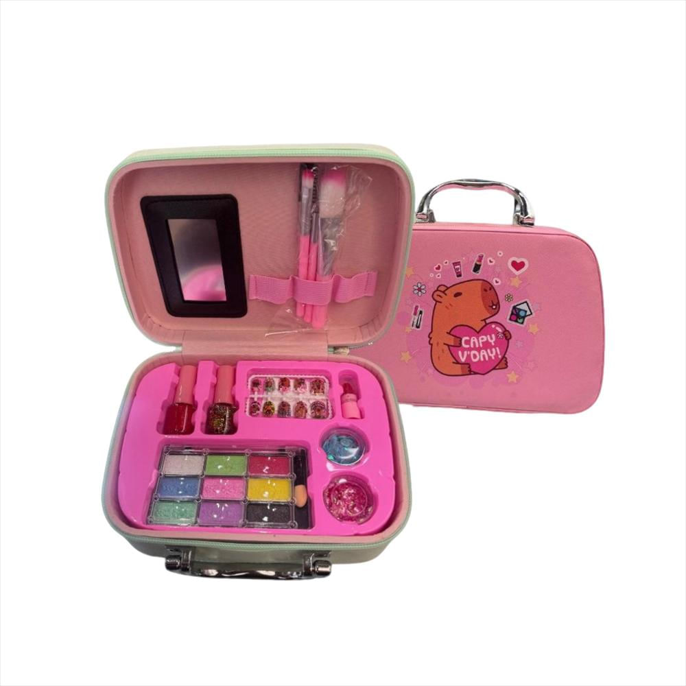 Set De Belleza Cuadrado Capibara Rosa img #4