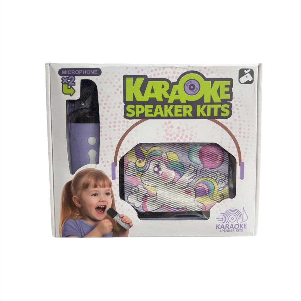 Mini Parlante Con Micrófonos Unicornio img #2