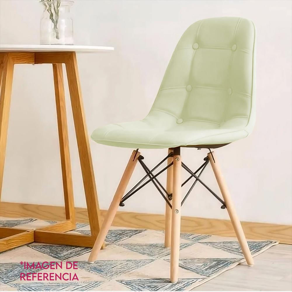 Silla Decorativa Mueble Sala Comedor Dormitorio Refcarmen Beige Carmen img #4