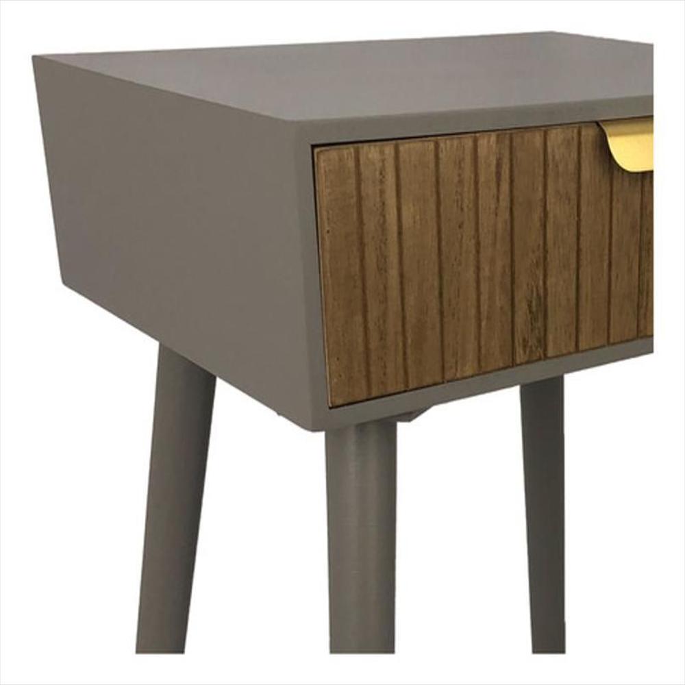 Mesa De Noche De Madera Nochero De Un Cajón Refmalaga img #3