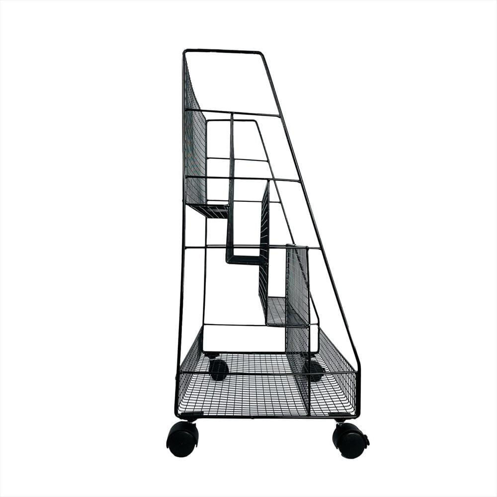 Organizador De Piso Estante Libros 4 Capas Carrito img #5