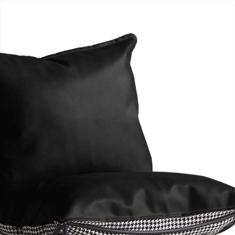 Silla Sillón Perezoso Decorativa Mueble Sala Sofá Refcaliope Negro Caliope img #2