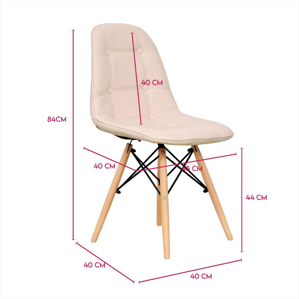 Silla Decorativa Mueble Sala Comedor Dormitorio Refcarmen Rosa Carmen img #3