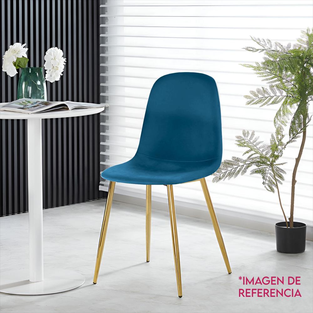 Silla Decorativa Mueble Sala Comedor Dormitorio Refofelia Navy Ofelia img #4