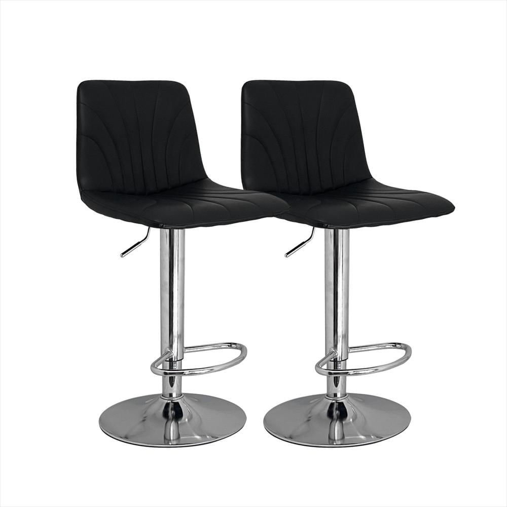 Set X2 Silla Bar Butaco Alta Giratoria Pvc Barra Refmontana img #1