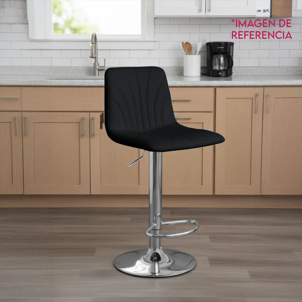 Set X2 Silla Bar Butaco Alta Giratoria Pvc Barra Refmontana img #5